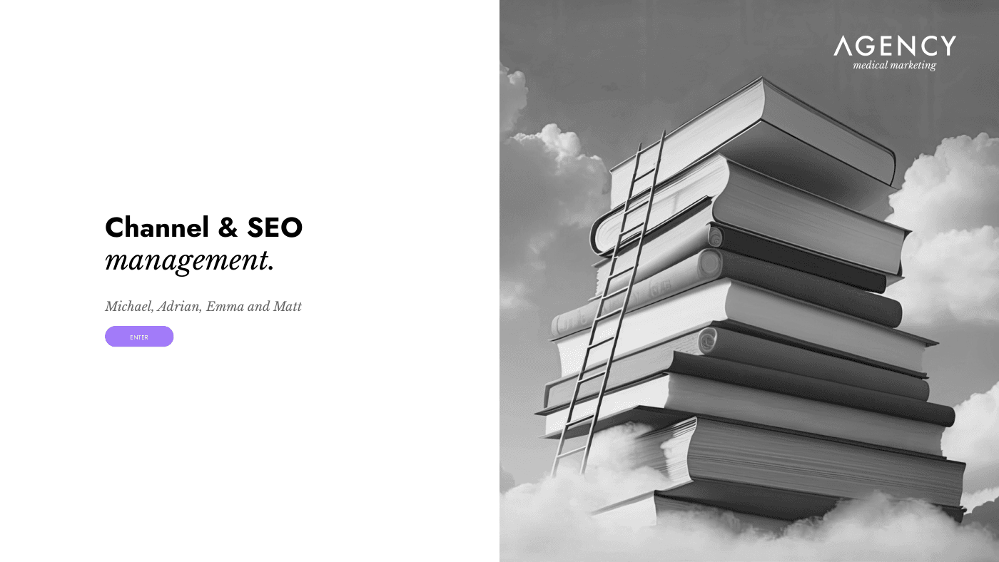 Specialty pharma channel and SEO management