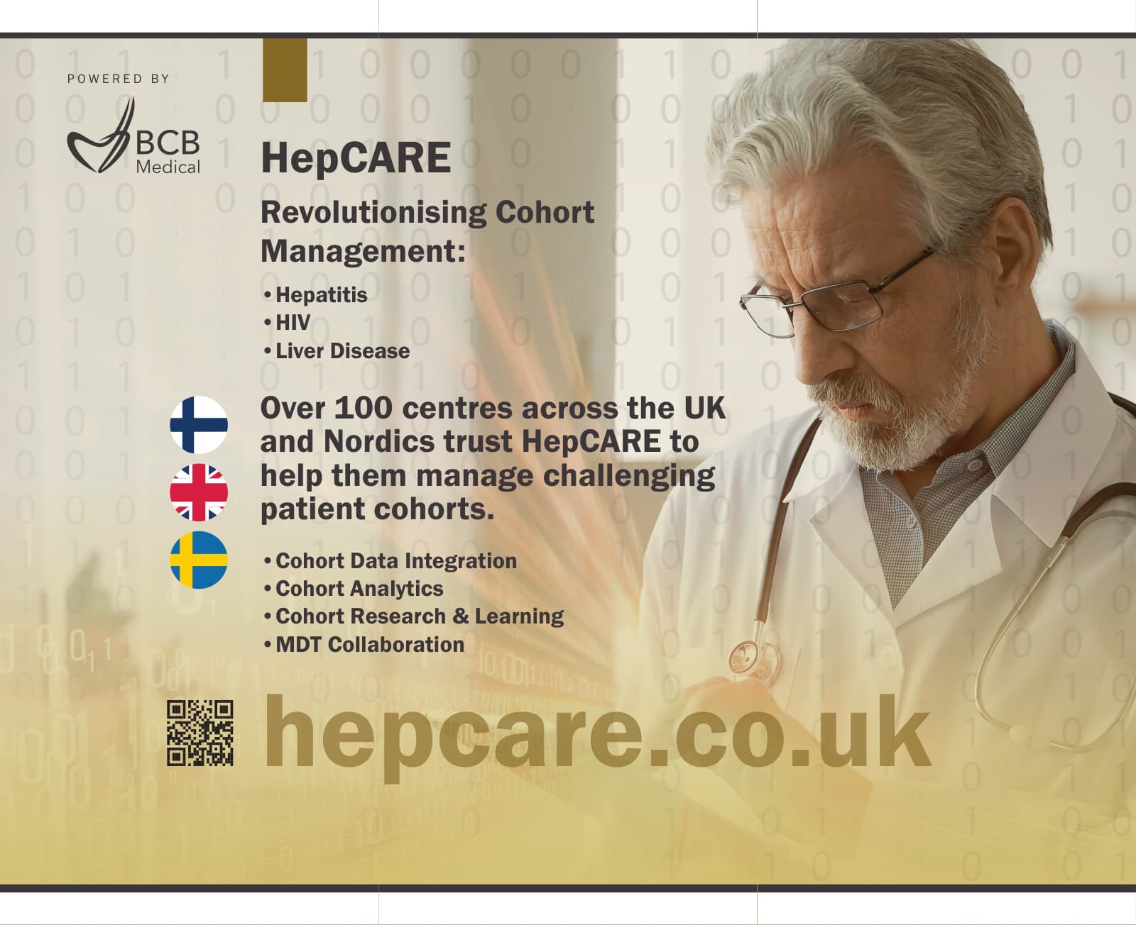 HepCARE EASL 2025 stand, BCB Medical