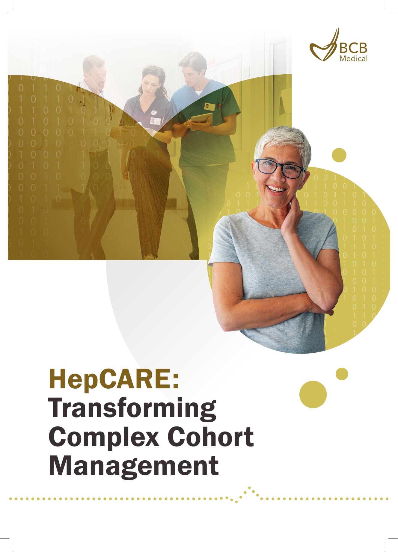 Hepatitis cohort management platform brochure cover, NHS procurement