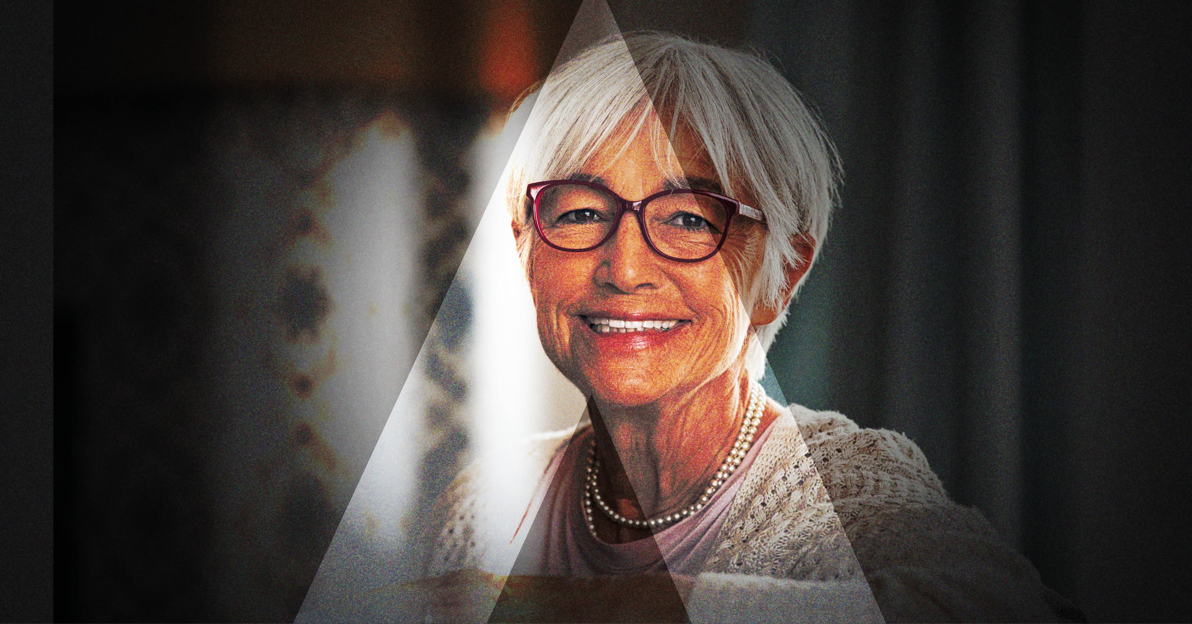 Senior patient researching her treatment options - direct-to-patient marketing in healthcare